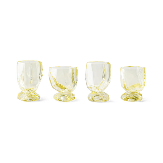 Nienke Sikkema for HKliving Citrine Glasses (Set of 4)