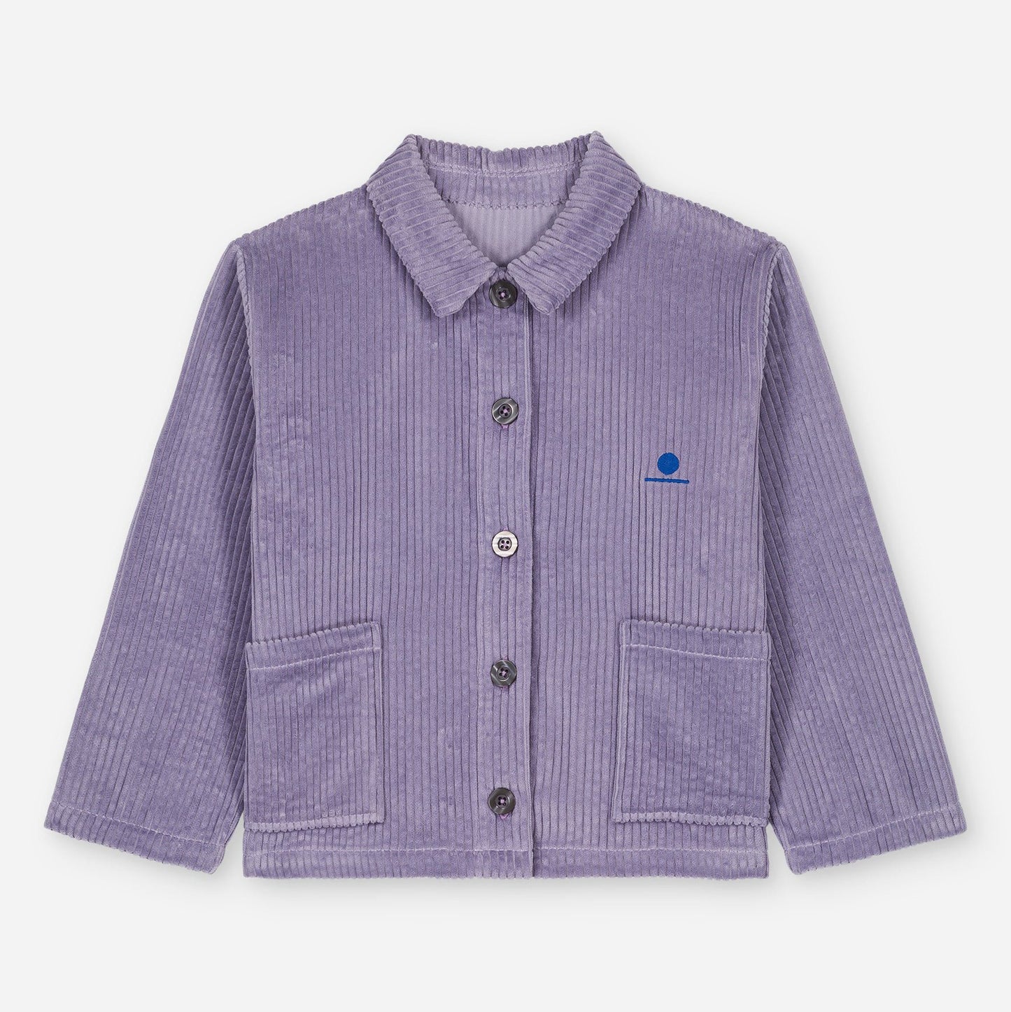 We Are Kids Tender Purple Matter Ribbed Velvet Shirt