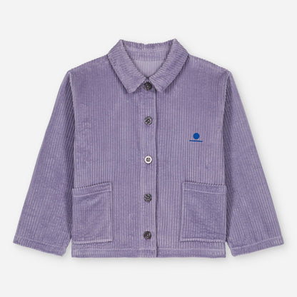 We Are Kids Tender Purple Matter Ribbed Velvet Shirt