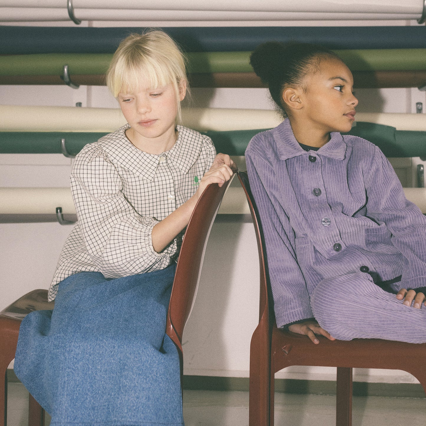 We Are Kids Tender Purple Matter Ribbed Velvet Shirt