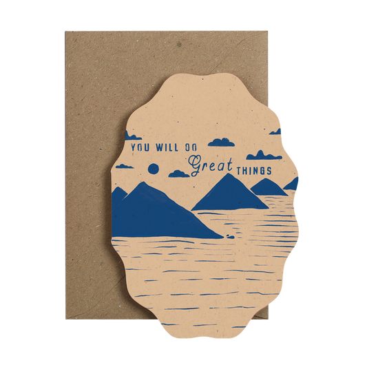 You Will Do Great Things Mountain Greeting Card