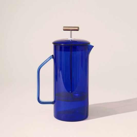 YIELD - Cobalt Glass French Press