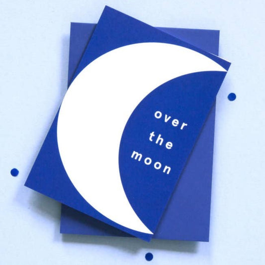 ola -Over the Moon greeting card