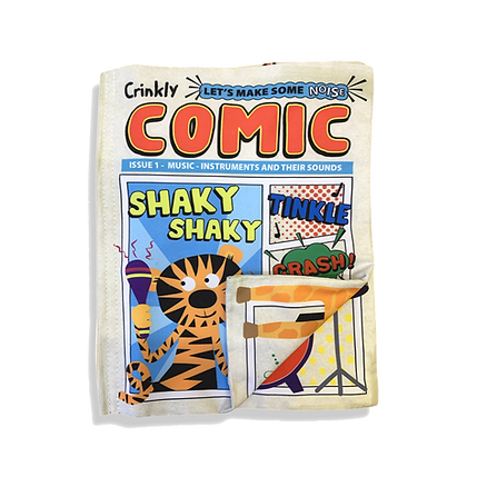 Music Comic Crinkly Cloth Book