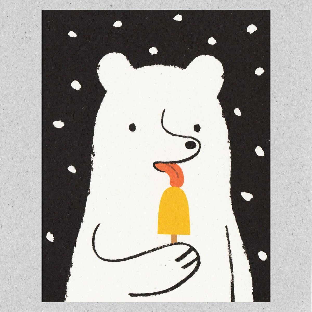 Lisa Jones Studio - Popsicle Bear Greeting Card