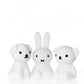 Three First Light Lamps placed next to each other, shaped like a puppy, rabbit and teddy bear respectively. The lamps are sitting against a white background.