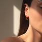 Gold Luna Hoops