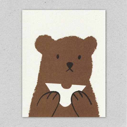 Lisa Jones Studio - Butty Bear Greeting Card