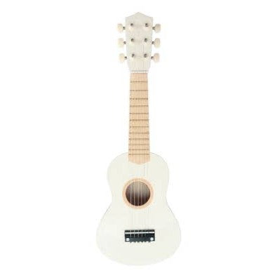 Beige Wooden Guitar with 6 strings
