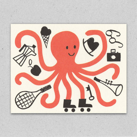 Lisa Jones Studio - Octopus Greeting Card