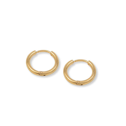 A Weathered Penny - Gold Madison Hoops