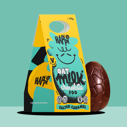 HAPPi Oat M!lk Chocolate Salted Caramel Easter Egg
