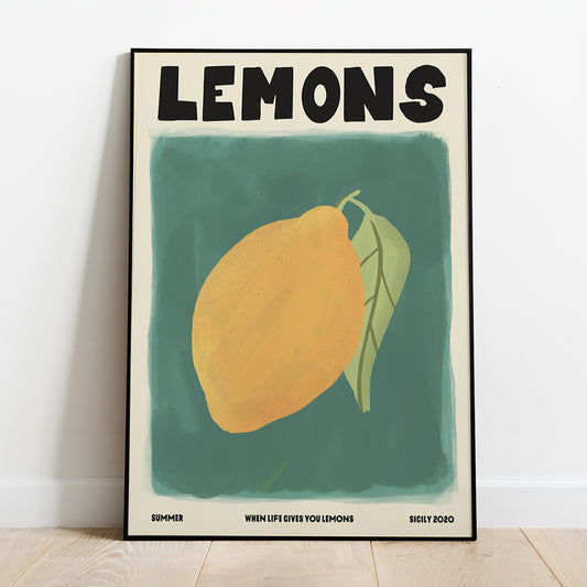 Natalia Bagniewska Lemons Print