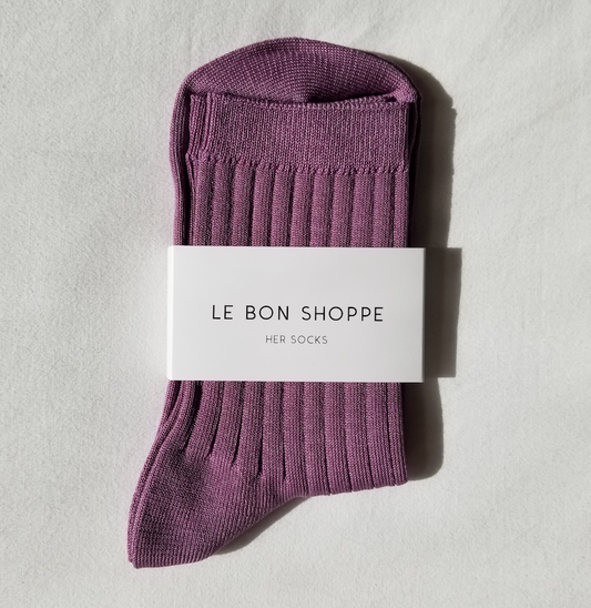 Le Bon Shoppe Orchid Her Socks