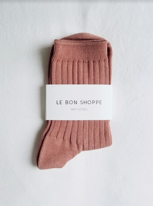 Le Bon Shoppe Nude Peach Her Socks