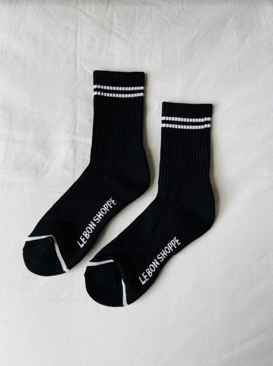 Le Bon Shoppe Noir Boyfriend Socks